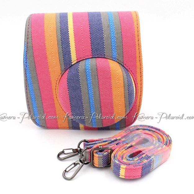  LLEATHER BAG STRIPE INSTAX  8/9 