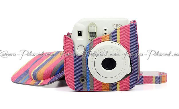  LLEATHER BAG STRIPE INSTAX  8/9 