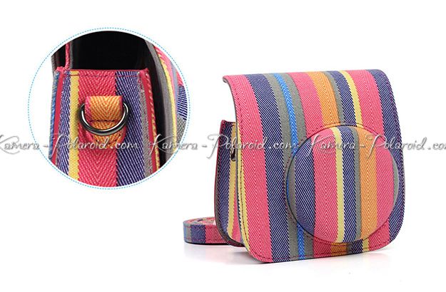  LLEATHER BAG STRIPE INSTAX  8/9 