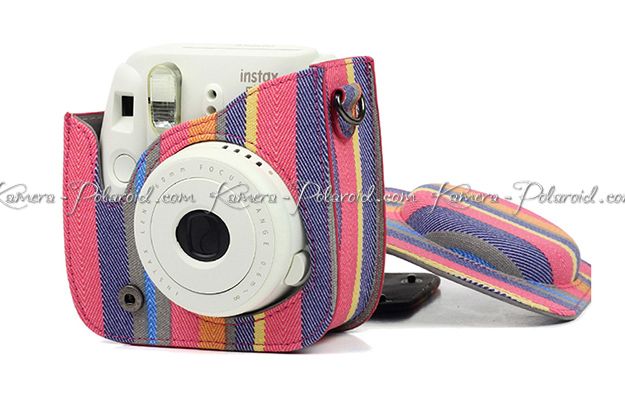  LLEATHER BAG STRIPE INSTAX  8/9 