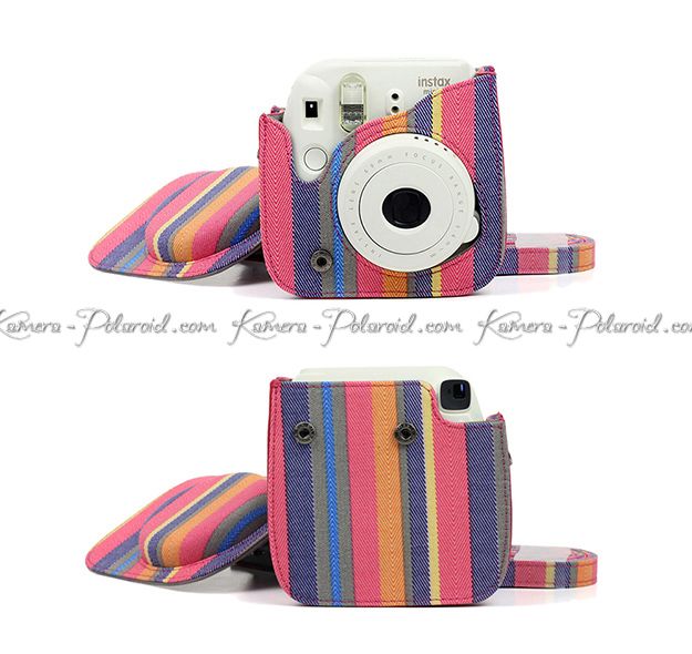  LLEATHER BAG STRIPE INSTAX  8/9 