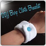 DIY Burp Cloth Bracelet Burp Cloth Bracelet