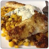 Crispy Tilapia w/ Lime Chili Mayo Crispy Tilapia w/ Lime Chili Mayo