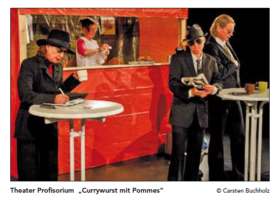 Theater Profisorium: Bratwurst mit Pommes