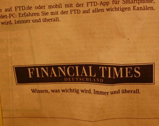 Financial Times Deutschland: Der Schlussstrich ist gezogen