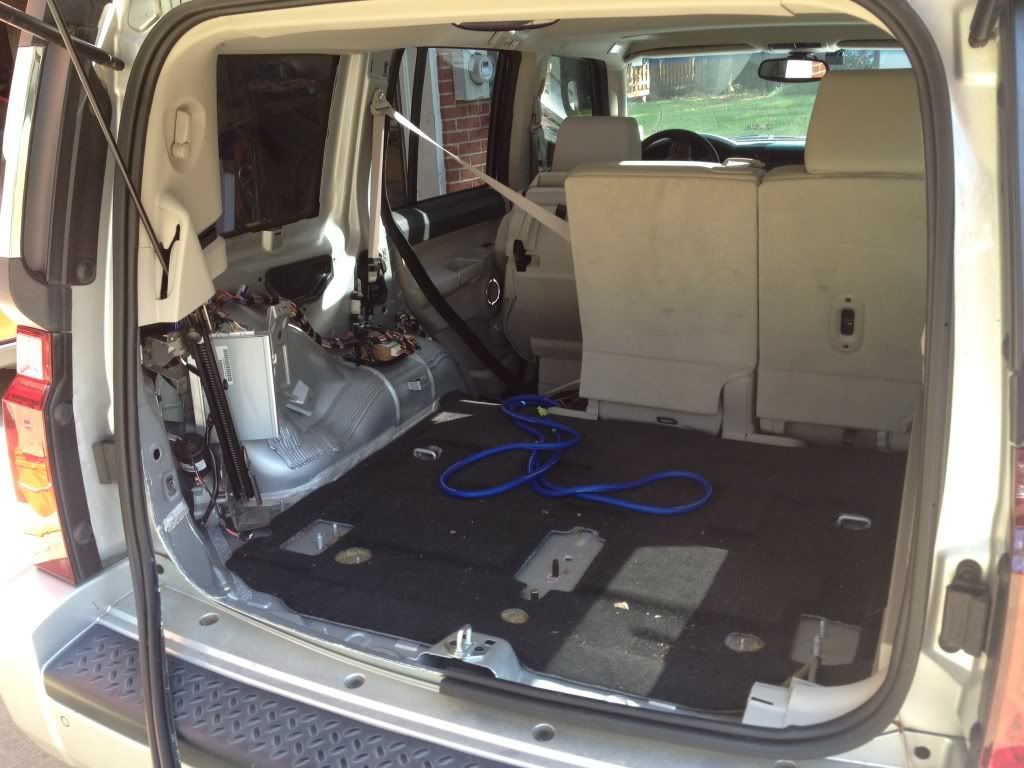 Jeep commander subwoofer install #3