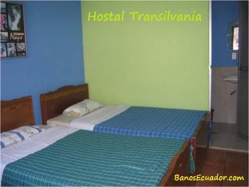 Hostal Transilvania budget room Hostal Transilvania budget hostel in banos ecuador