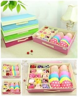 Bra & Panties Organizer Storage Box (8 slots, 10 slots 15 slots)-Bra & Panties Organizer Storage Box (8 slots, 10 slots 15 slots)