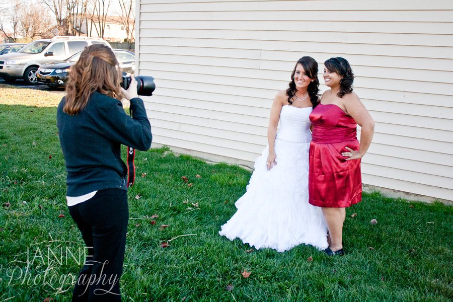 Behind the Scenes Wedding Day Photography