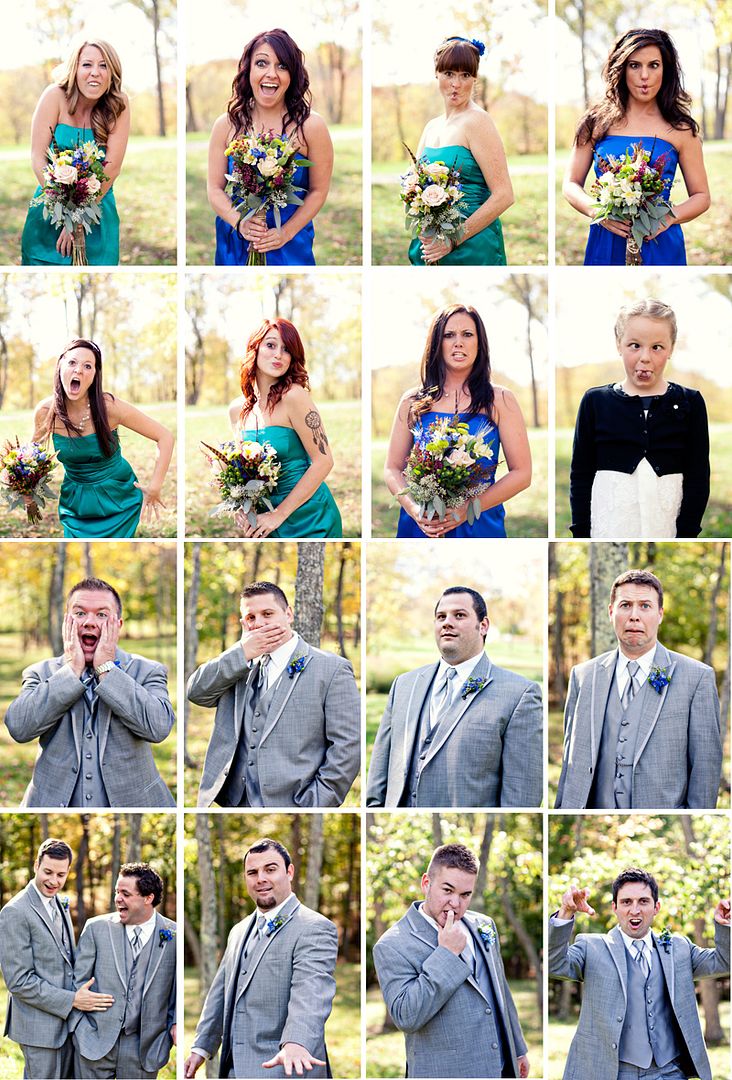 Funny Wedding Party Photos - Bridesmaids and Groomsmen